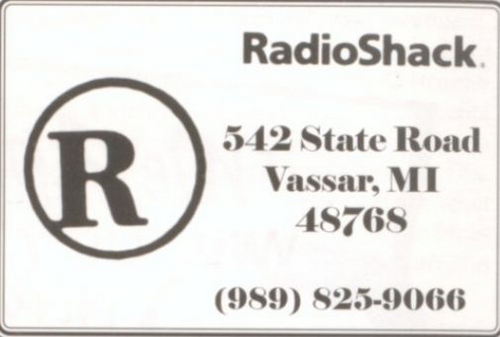 Radio Shack - Vassar Store 2 (newer photo)